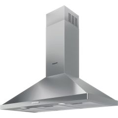 Hotpoint PHPN95FLMX 90Cm Chimney Hood - Button Control - Stainless Steel With Dishwashable Aluminium