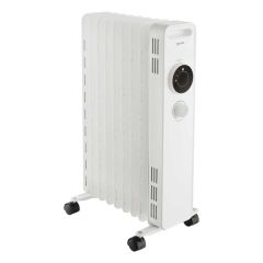 Igenix IG2620WH 2Kw Manual Oil Filled Radiator White