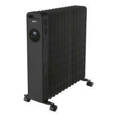 Igenix IG2626B 2.5Kw Digital Oil Filled Radiator In Black