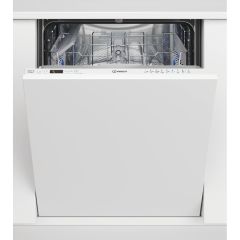 Indesit D2IHD526UK Fully Integrated Standard Dishwasher - White Control Panel - E Rated