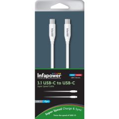 Infapower P028 3.1 USB C To USB C Super Speed 1M