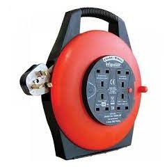 Infapower X816 5M 4Skt 13Amp Cable Reel Red/Black