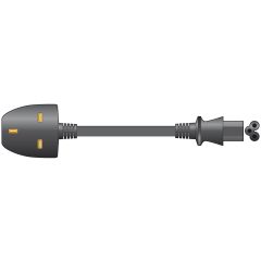 Mercury 114.043UK 2.0M Clover Leaf Mains Cable