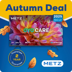 Metz 43MRF6000ZUK 43" 4K Dled Smart TV - Black