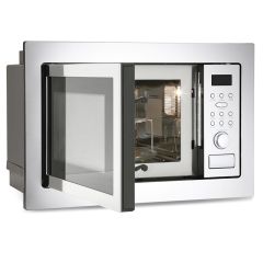 Montpellier MWBI90025 Built-In Microwave & Grill 25Ltr Capacity, 