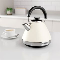 Morphy Richards 100132 1.5 Litres Venture Pyramid Rapid Boil Kettle - Cream