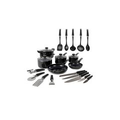 Morphy Richards 970050 6 Piece Pan Set With Utensils Suitable For All Hob Types Except Induction