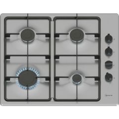 Neff T26BKP6N0 60Cm 4 Burner Gas Hob - Stainless Steel