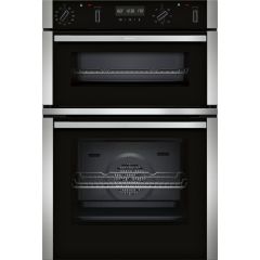 Neff U2ACH7AN7B Built-In Electric Double Oven - Stainless Steel - A+B Rated