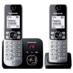 Panasonic KX-TG6822EB Digital Cordless Telephone Twin With Tam 