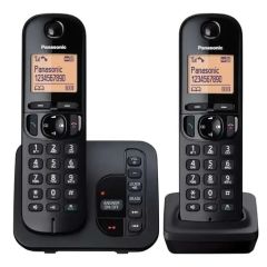 Panasonic KXTGC222 Twin Cordless Telephone With Answer Machine