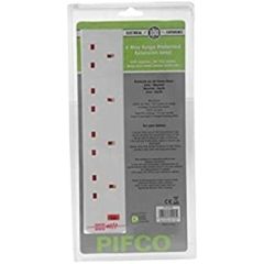 Pifco PIF2048 4 Way Surge Protected 2M Extention Lead