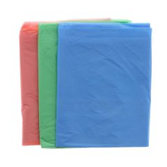 Qualtex CPDS129 Pack Of 3 Multi Coloured Dustsheets 12Ft X 9Ft Red- Blue - Green