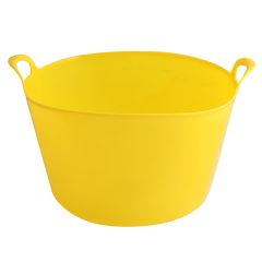 Qualtex JEGHP106YW 73L Flexi Tub Yellow