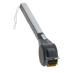 Qualtex QUAMIS890 Bbq Brass Bristle Rechargeable Brush Grill Hob Brush Cleaner With Led Light