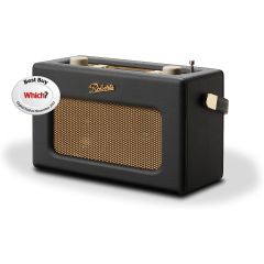 Roberts Radio Ltd RD70BLK Revival' Dab/Dab+/Fm Radio With Bluetooth, 2 Alarms, Colour Display And Li