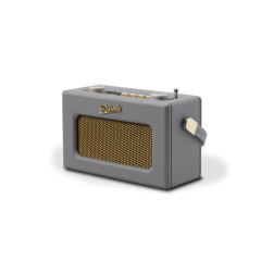 Roberts Radio Ltd REV-UNOBTDG Revival Uno DAB/DAB /FM radio with 2 alarms and line out in Dove Grey 