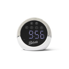 Roberts Radio Ltd ZENW Zen FM, Device Charging, Alarm Clock Radio, White