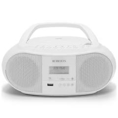 Roberts Radio Ltd ZOOMBOX4W Dab/Fm Portable Boombox With 60 Presets, CD And USB, Bluetooth And 5 Eq 
