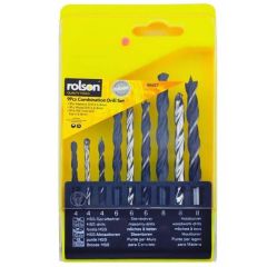 Rolson RLS48417 9pc Combination Drill Set