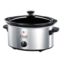 Russell Hobbs 23200 3.5 Litre Capacity Ideal For Up To 4 Portions Of Food Stainless Steel Slow Cooke