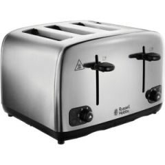 Russell Hobbs 24090 Adventure 4 Slice Toaster Brushed Stainless Steel