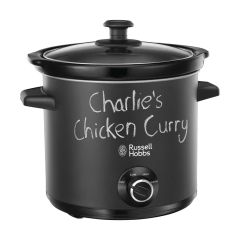 Russell Hobbs 24180 3.5 Litres Chalk Board Slow Cooker Black
