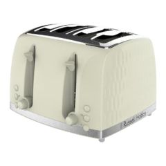 Russell Hobbs 26072 Honeycomb 4 Slice Toaster Cream