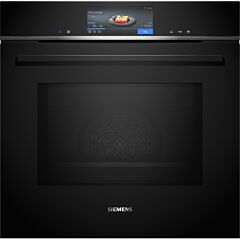 Siemens HN778GMB1B Built In Electric Single Oven - Black