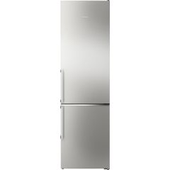Siemens KG39NAIAU Free-Standing Fridge-Freezer With Freezer At Bottom, 203 X 60 Cm, Brushed Steel An