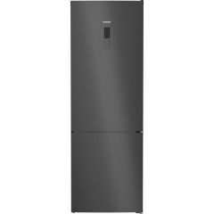 Siemens KG49NXXCF Freestanding 70/30 Fridge Freezer Frost Free - Black Steel Doors - C Rated