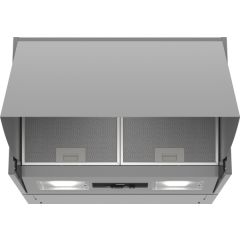 Siemens LE66MAC00B Integrated Cooker Hood, 60 Cm, Silver