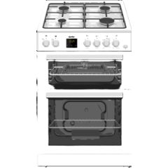 Simfer SIM63TGW 60Cm White Twin Cavity Gas Cooker
