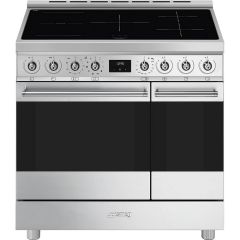 Smeg C92IPX2 90Cm Stainless Steel Symphony Induction Range Cooker