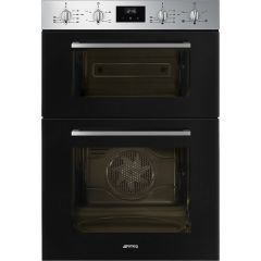 Smeg DOSF400B 59.7Cm Built In Electric Double Oven - Black