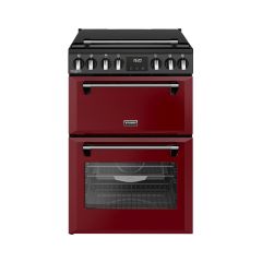 Stoves 444412002 Dx Mra Rich 60Ei Rty 60Cm Induction Electric Cooker With Double Oven, Red, A Rated