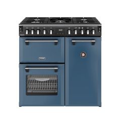 Stoves 444412005 Dx Rca Rich 90Df 90Cm Dual Fuel Range Cooker, Twilight Blue, A Rated