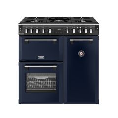 Stoves 444412006 X Rca Rich 90Df 90Cm Dual Fuel Range Cooker, Midnight Blue, A Rated