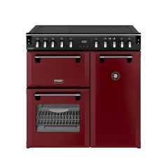 Stoves 444412014 Dx Rca Rich 90Ei Rty 90Cm Induction Range Cooker, Garnet Red, A Rated