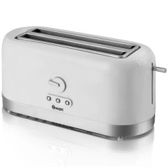 Swan ST10091N 4 Slice Long Slot Toaster Browning Control White