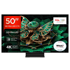 TCL 50C7K-UK 50" 4K Qd-Mini Led Uhd TV