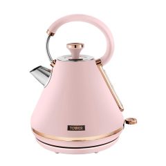 Tower T10044PNK Cavaletto 3Kw 1.7L Pyramid Kettle Marshmallow Pink