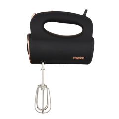 Tower T12061RG Cavaletto 300W Hand Mixer Black And Rose Gold