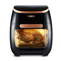 Tower T17039RGB Xpress Pro 2000W 11 Litre 5-In-1 Rose Gold Digital Air Fryer Oven With Rotisserie