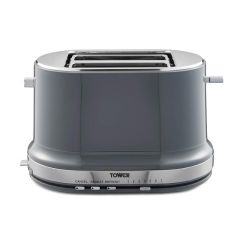 Tower T20043GRP Belle 2 Slice Toaster Graphite