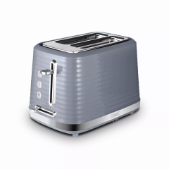 Tower T20083GRY Saturn 2 Slice Toaster Grey
