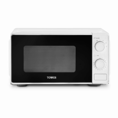 Tower T24044WHT 20 Litre 800W Manual Microwave White