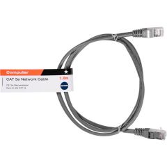 Vivanco 20237 PS B/CK P/STICK CAT5 CABLE 1M
