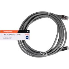 Vivanco 20238 PS B/CK P/STICK CAT5 CABLE 3M