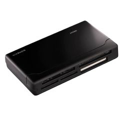 Vivanco 34296 USB Multi – Card Reader 6 Slots, Black